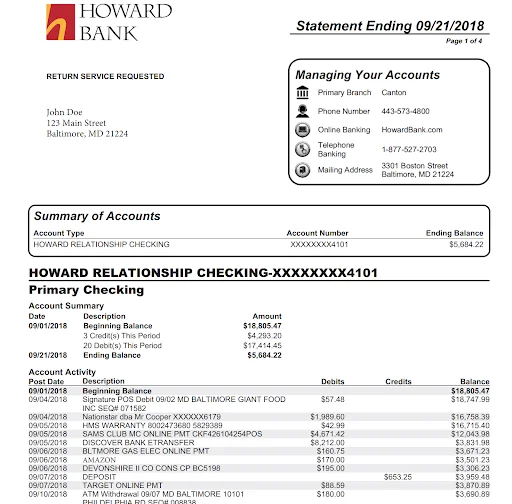 Buy Fake Bank Statements